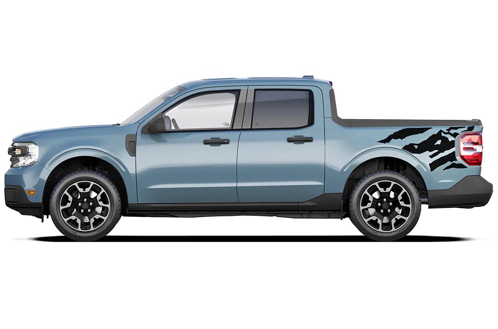 Adventure Bed Side Graphics Vinyl Decals Compatible with Ford Maverick