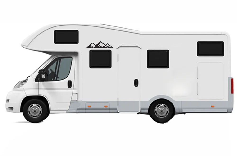 Adventure Mountains Decals, Graphics For RV, Trailer Hauler, Camper, Motor-Ηome, Caravan - Image 5