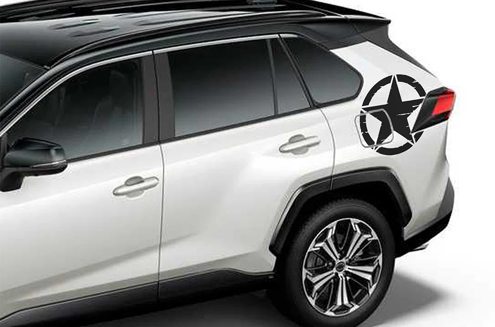 Back Side Desert Stars Graphics Vinyl Decals Compatible with Toyota RAV4