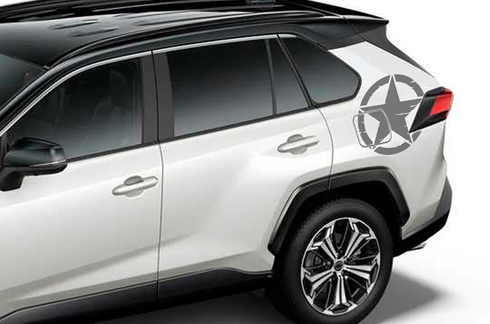 Back Side Desert Stars Graphics Vinyl Decals Compatible with Toyota RAV4 - Image 2