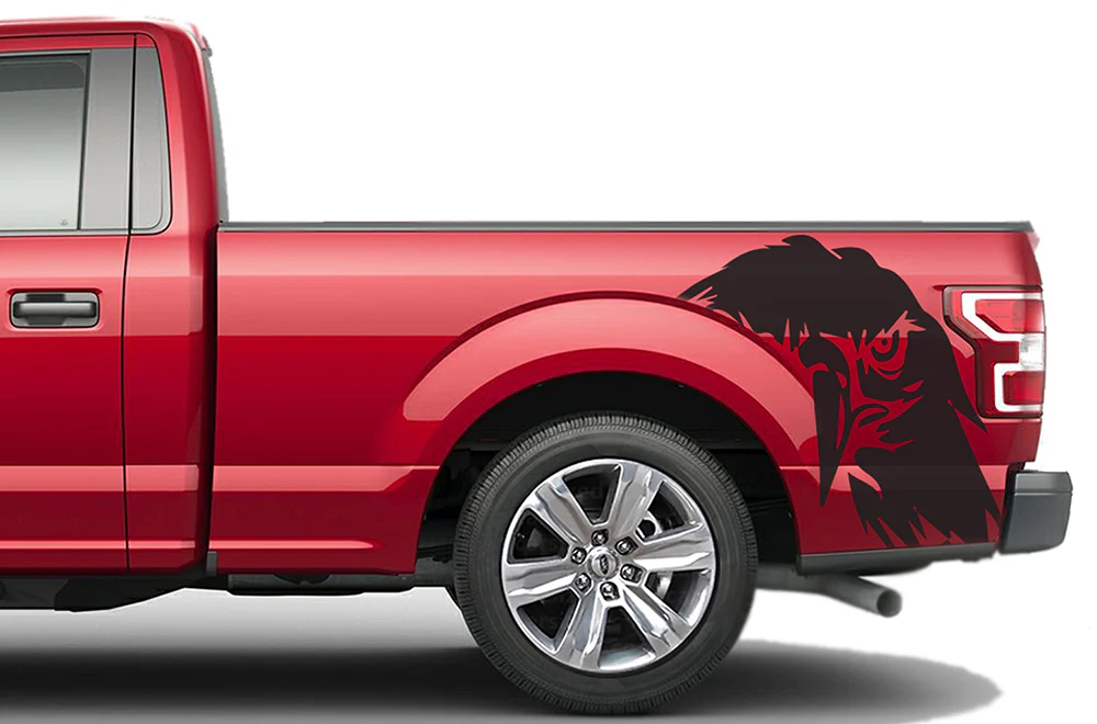 Bed Eagle Graphics Vinyl Decals Compatible with Ford F150 Regular Cab 6.5''