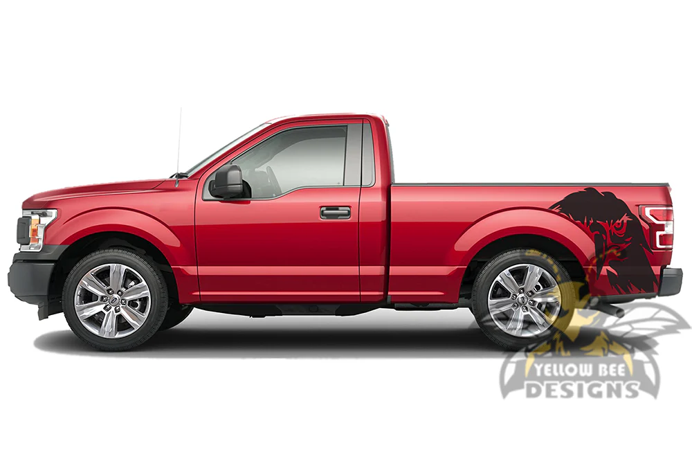 Bed Eagle Graphics Vinyl Decals Compatible with Ford F150 Regular Cab 6.5'' - Image 2