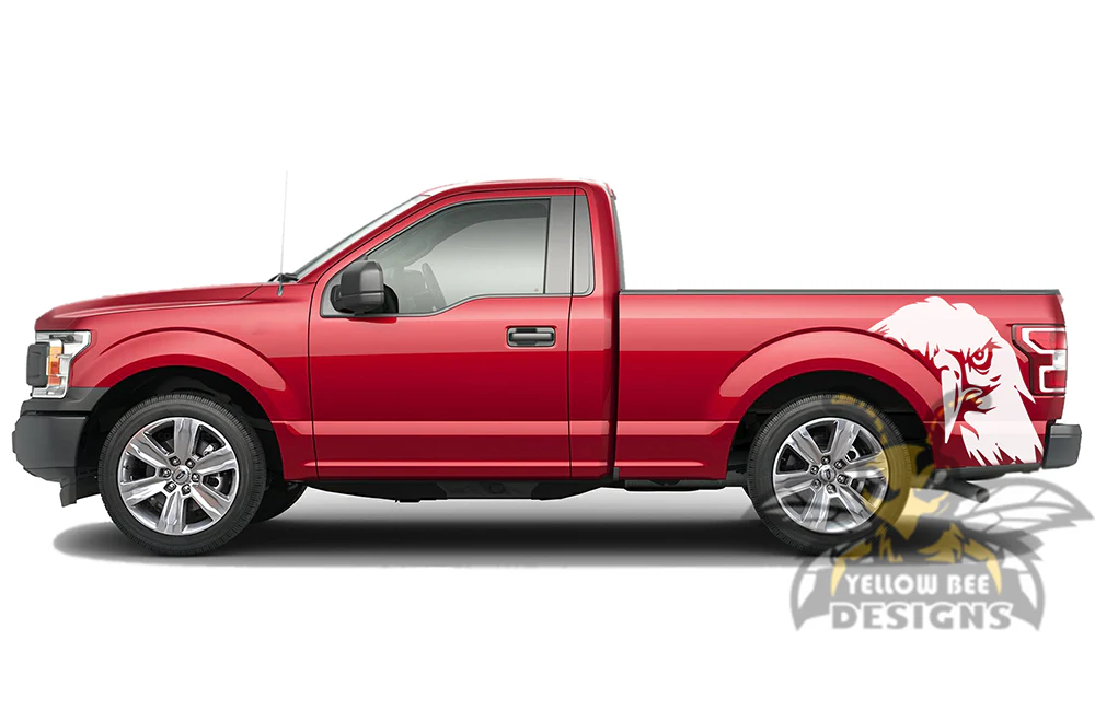 Bed Eagle Graphics Vinyl Decals Compatible with Ford F150 Regular Cab 6.5'' - Image 3