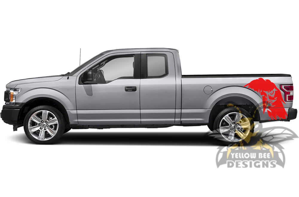 Bed Eagle Graphics Vinyl Decals Compatible with Ford F150 Super Cab 6.5'' - Image 3