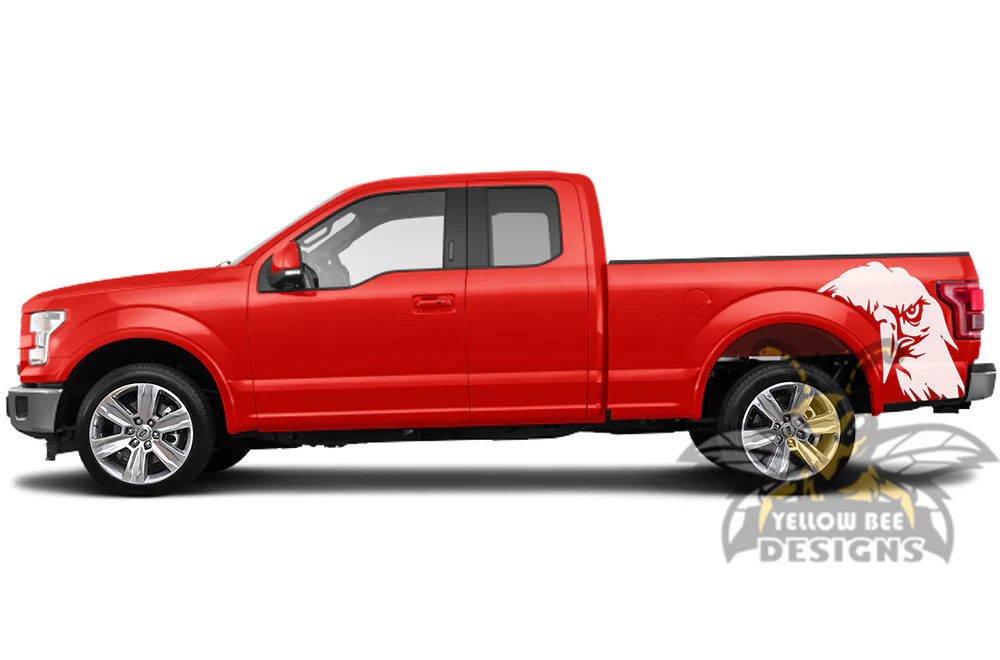 Bed Eagle Graphics Vinyl Decals Compatible with Ford F150 Super Cab 6.5'' - Image 4