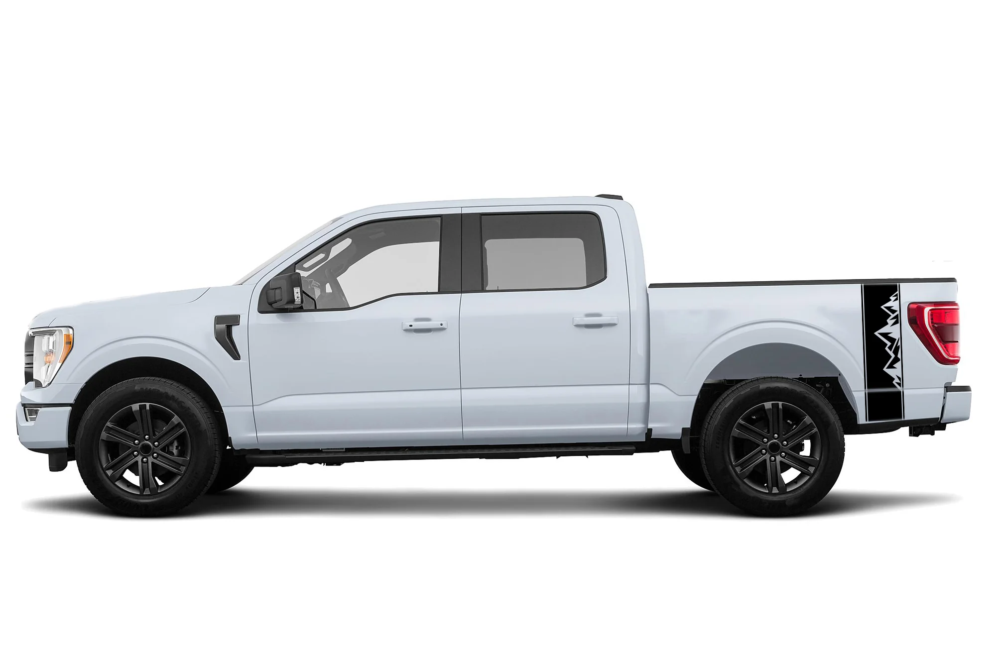 Bed Mountain Decals Compatible with Ford F150 Super Crew Cab 5.5''
