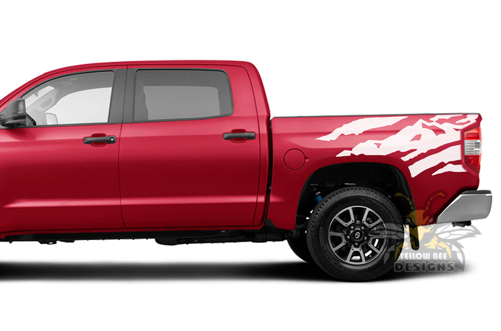 Bed Mountains Graphics Vinyl Decal Compatible with Toyota Tundra - Image 4
