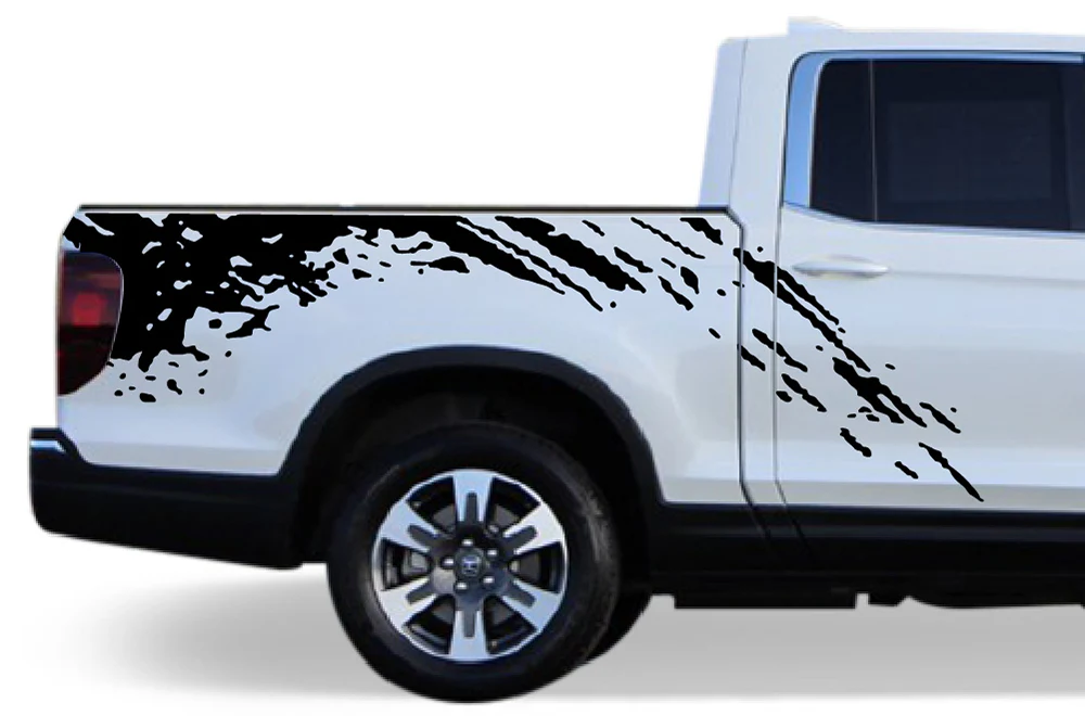 Bed Mud Splash Graphics Vinyl Decals Compatible with Honda Ridgeline - Image 4
