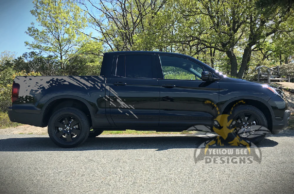 Bed Mud Splash Graphics Vinyl Decals Compatible with Honda Ridgeline - Image 6