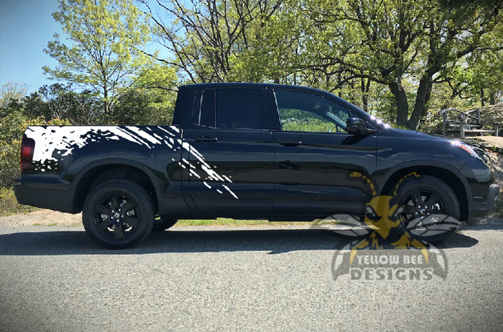 Bed Mud Splash Graphics Vinyl Decals Compatible with Honda Ridgeline - Image 8