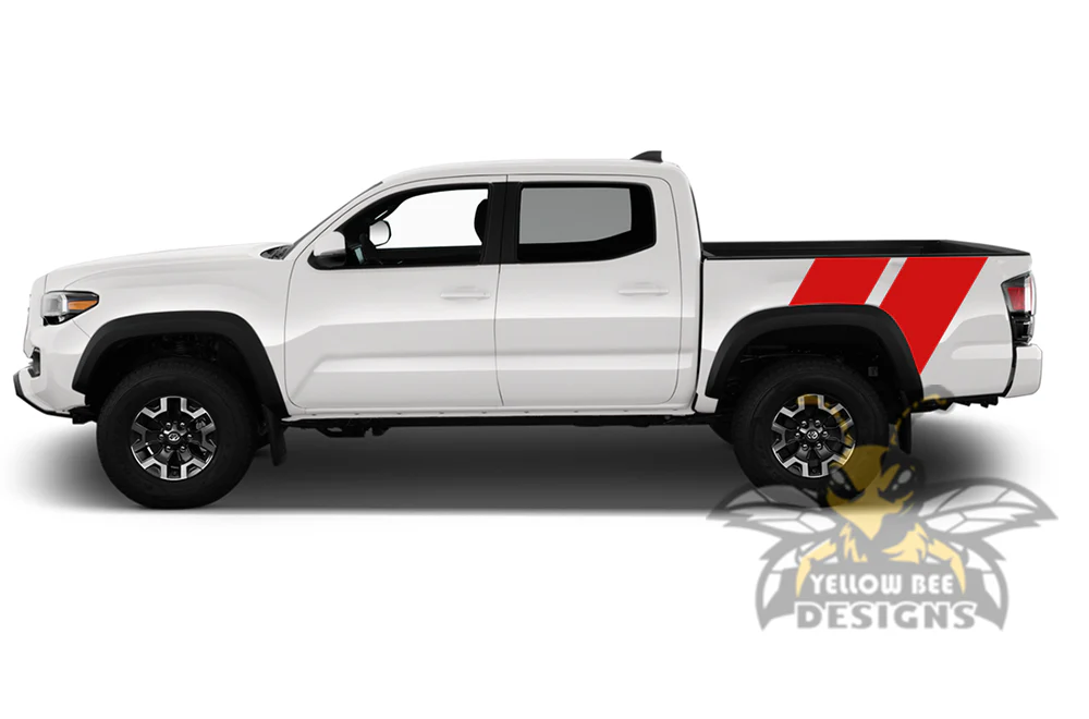 Bed Racing Dual Stripes Compatible with Toyota Tacoma - Image 3