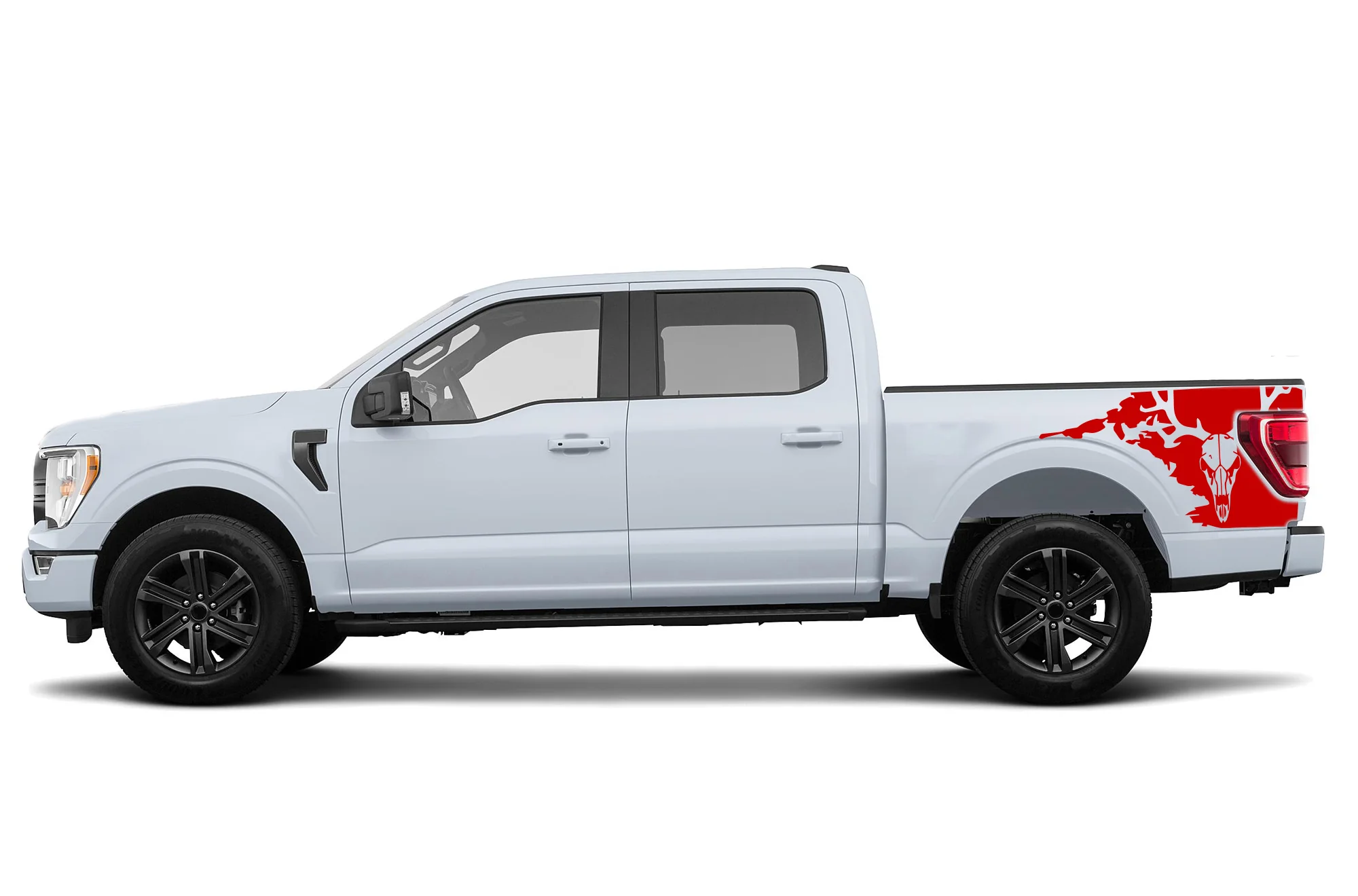 Bed Skull Decals Compatible with Ford F150 Super Crew Cab 5.5'' - Image 2
