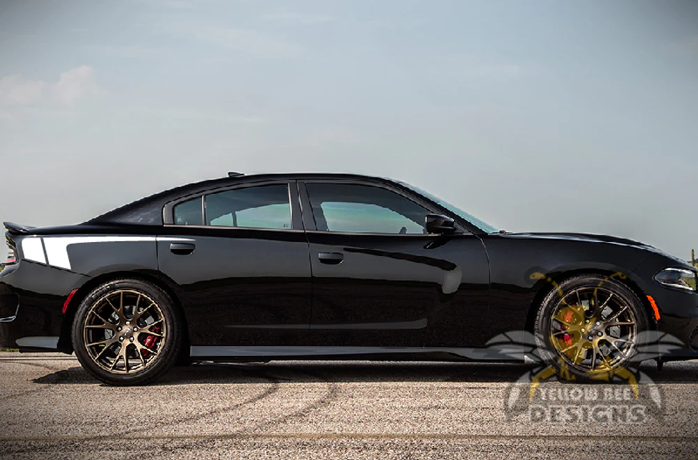 Side Stripes Graphics Vinyl Decal Compatible with Dodge Charger - Image 5