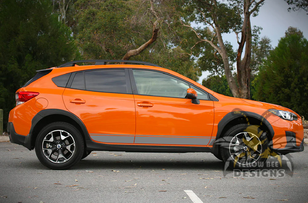 Belt Line Side Stripes Graphics Vinyl Decals Compatible with Subaru Crosstrek - Image 3