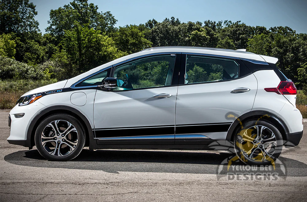 Belt Line Stripes Graphics Vinyl Decals Compatible with Chevrolet Bolt - Image 2