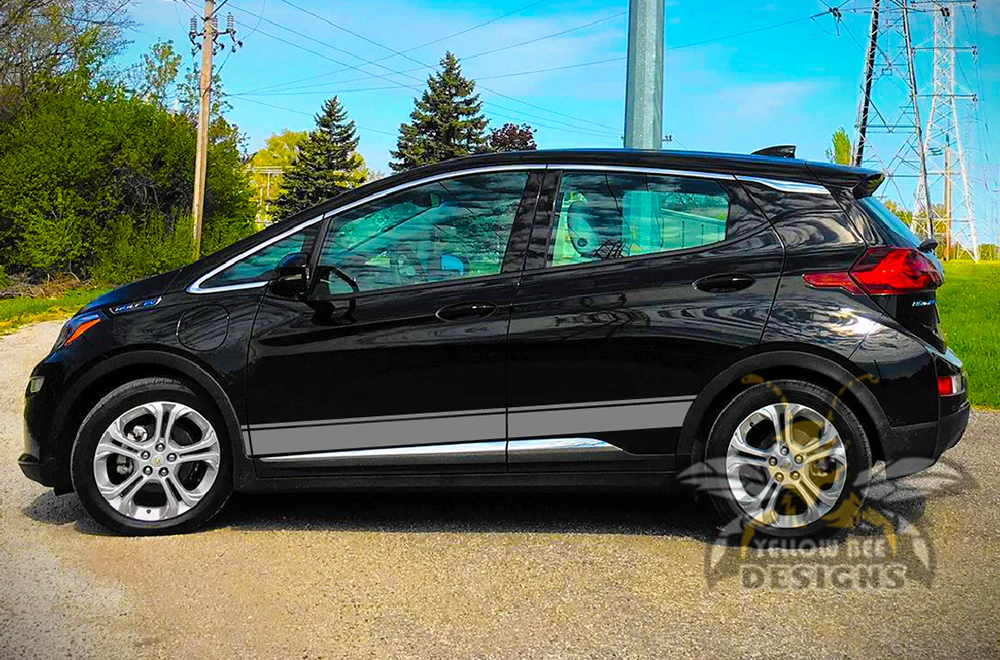 Belt Line Stripes Graphics Vinyl Decals Compatible with Chevrolet Bolt - Image 3