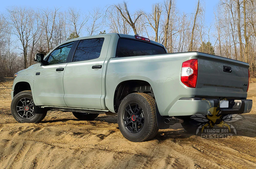 Belt Stripes Graphics Vinyl Decals Compatible with Toyota Tundra - Image 2