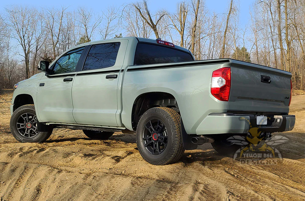 Belt Stripes Graphics Vinyl Decals Compatible with Toyota Tundra - Image 3