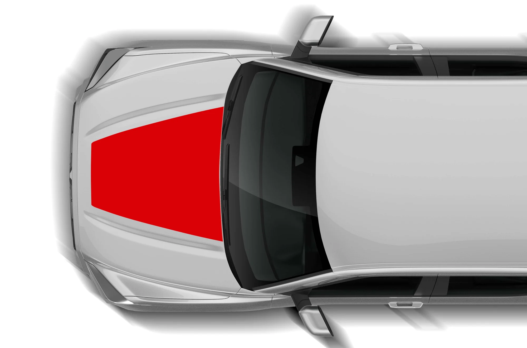 Blackout Hood Graphics Decals Compatible with Toyota Tundra 3rd Gen - Image 2