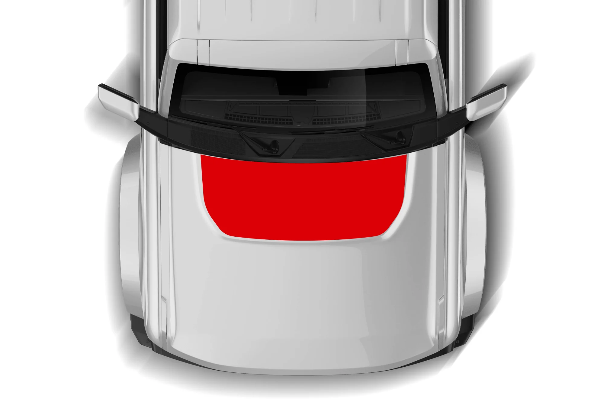 Blackout Hood Graphics Vinyl Decals Compatible with Ford Bronco - Image 2