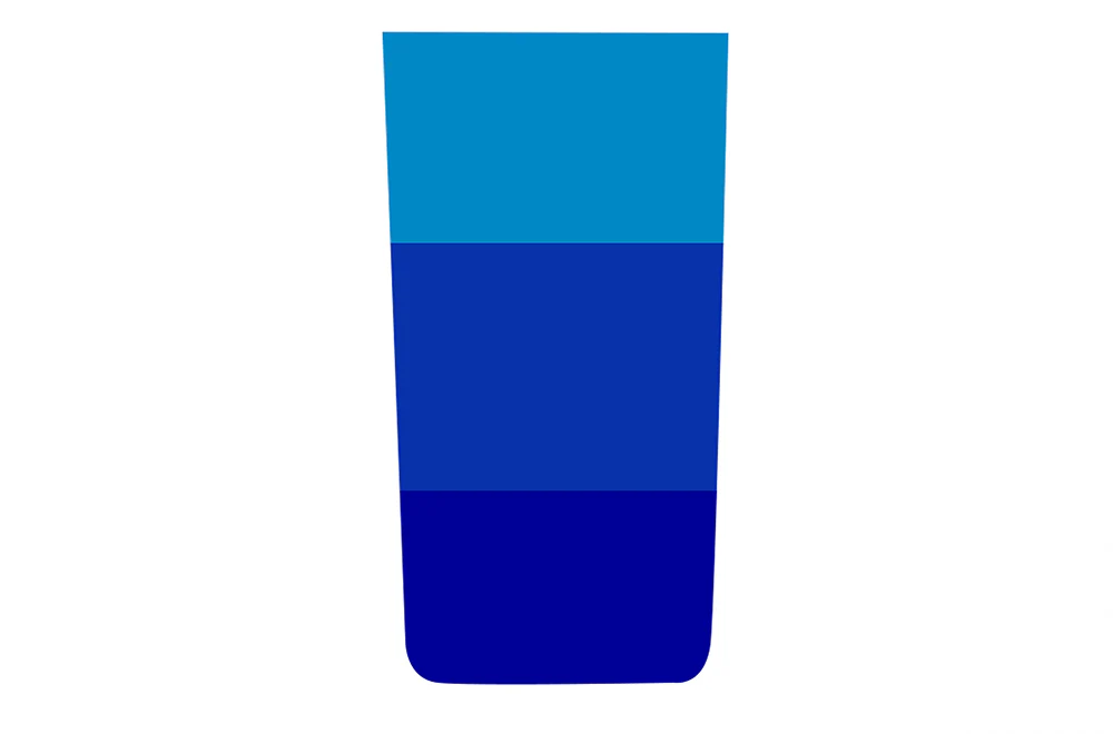 Blue Retro Hood Graphics Vinyl Decals for Gladiator