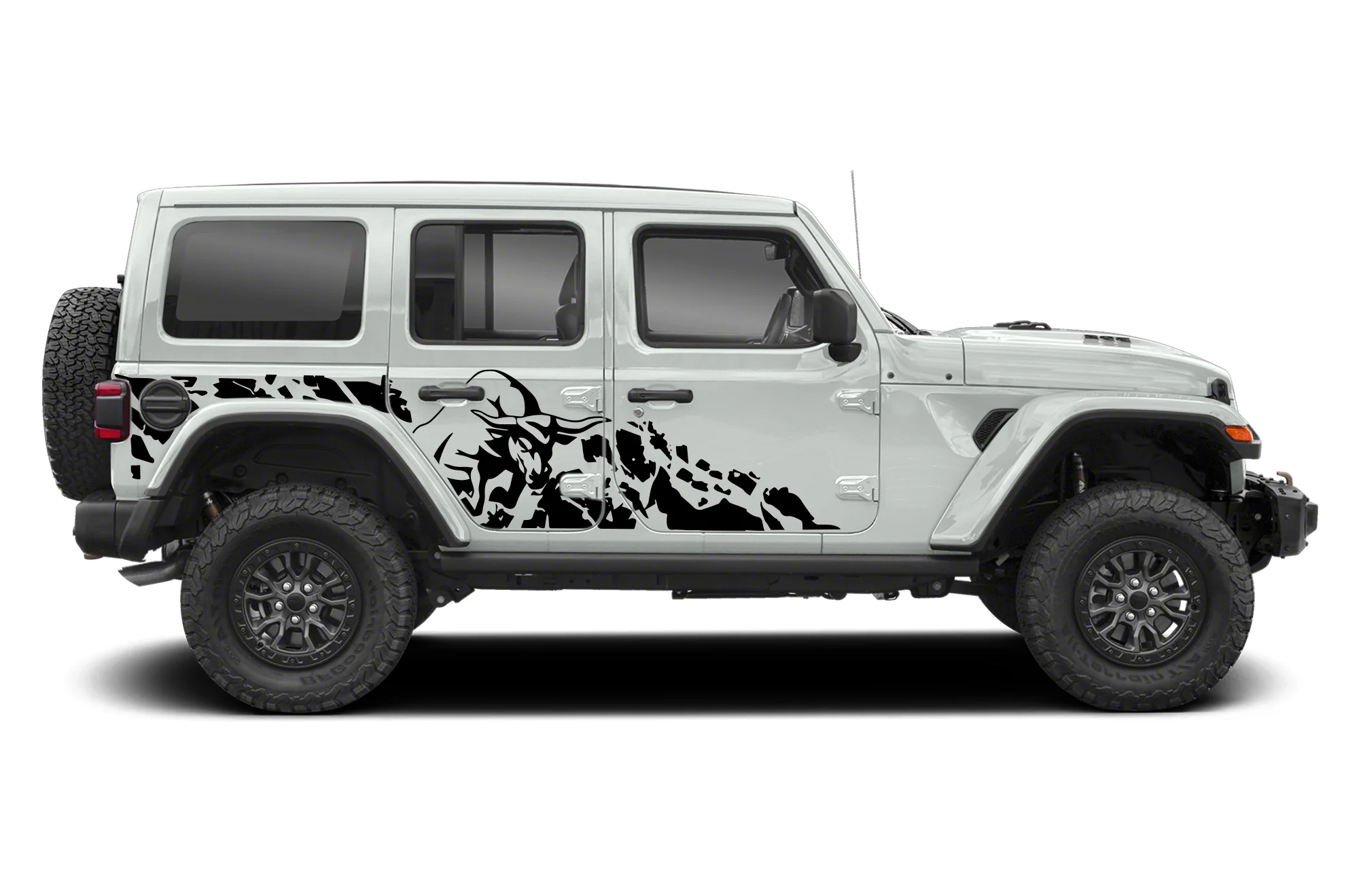 Bull Graphics Kit Vinyl Decal Compatible with Jeep JL Wrangler