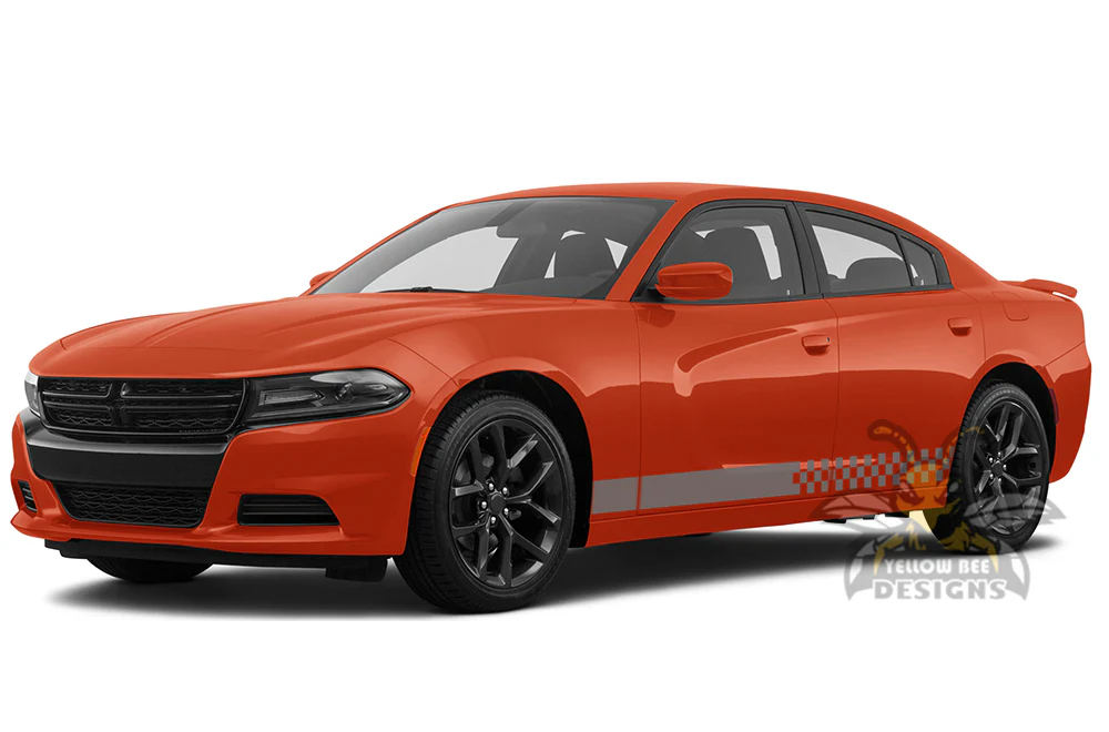 Charger Lower Finishing Stripes Graphics Vinyl Decal Compatible with Dodge Charger - Image 2