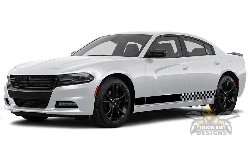 Charger Lower Finishing Stripes Graphics Vinyl Decal Compatible with Dodge Charger - Image 4