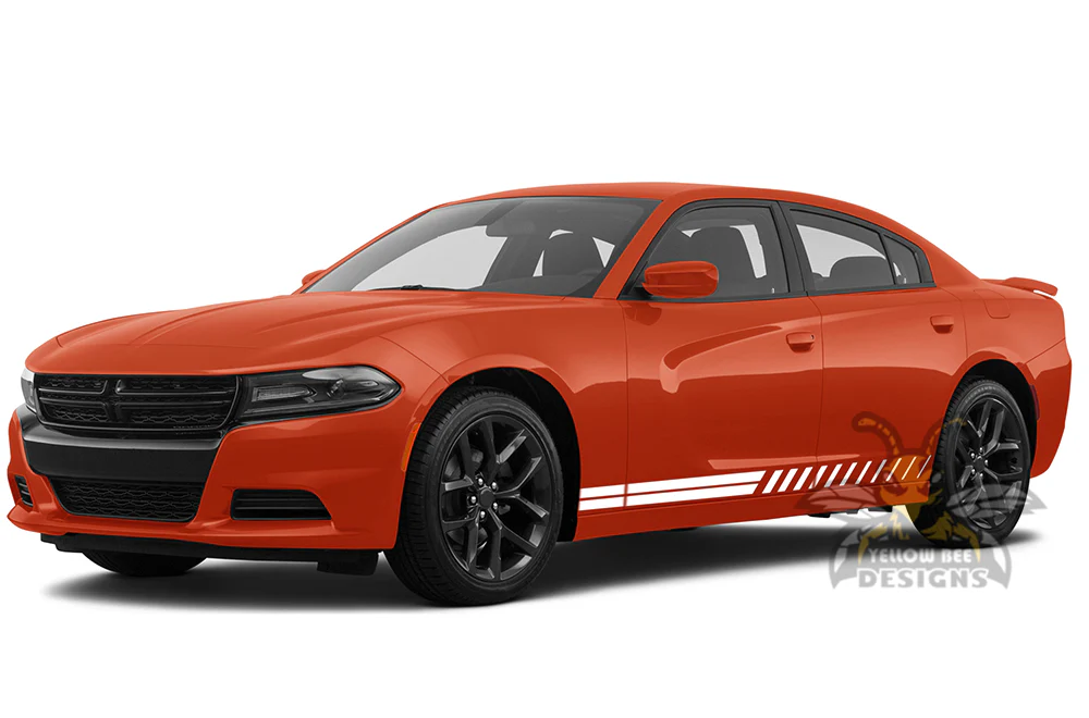 Charger Lower Thin Stripes Graphics Vinyl Decal Compatible with Dodge Charger - Image 2