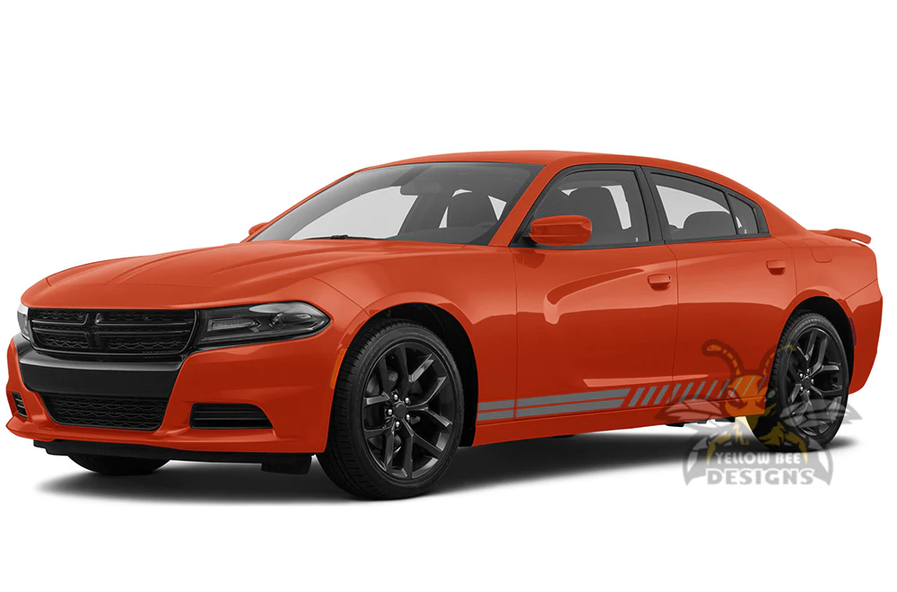 Charger Lower Thin Stripes Graphics Vinyl Decal Compatible with Dodge Charger - Image 4