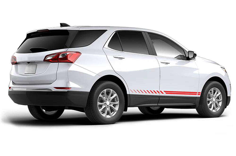 Chevy Stripes Graphics Vinyl Decals Compatible with Chevrolet Equinox - Image 2