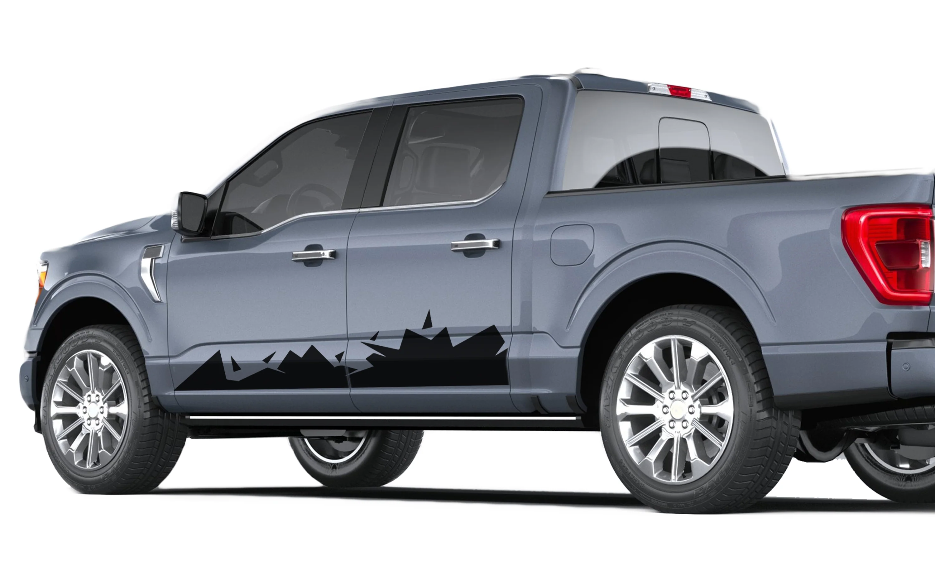 Cracks Side Door Vinyl Graphics Decals Compatible with Ford F150