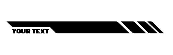 Custom Tacoma Stripes Side Graphics Kit Vinyl Decal Compatible with Toyota Tacoma Double Cab - Image 2