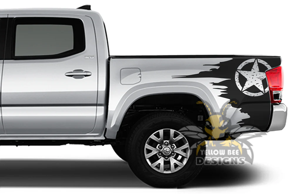 Desert Star Bed Graphics Kit Vinyl Decal Compatible with Toyota Tacoma Double Cab - Image 2