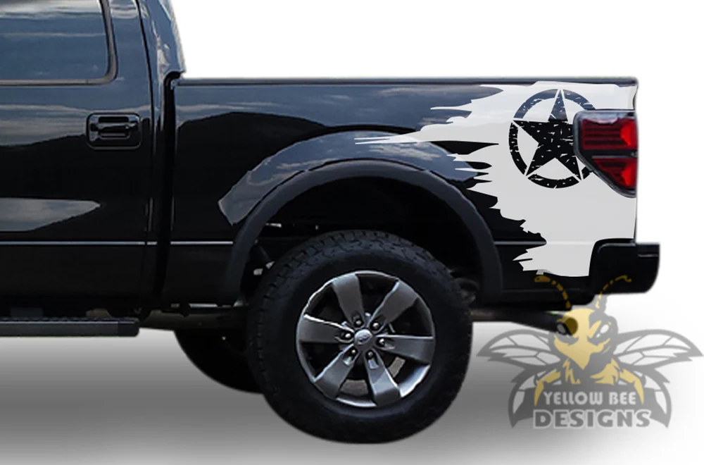 Desert Star Bed Graphics Vinyl Decals Compatible with Ford F150 Super Crew Cab 5.5'' - Image 5