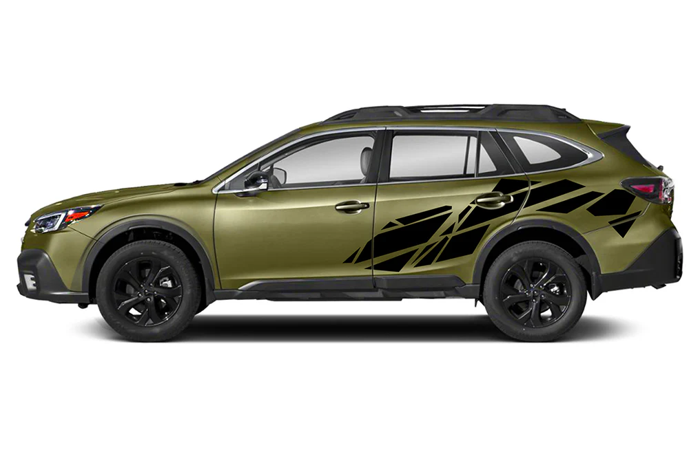 Diagram Side Graphics Vinyl Decals Compatible with Subaru Outback