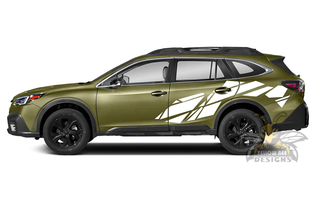 Diagram Side Graphics Vinyl Decals Compatible with Subaru Outback - Image 2