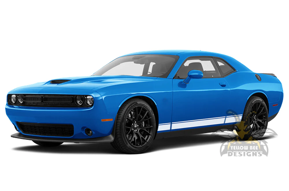 Door Belt Stripes Graphics Vinyl Decal Compatible with Dodge Challenger - Image 3