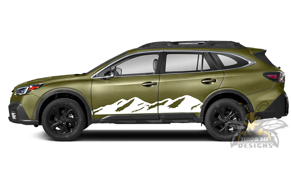 Door Mountains Graphics Vinyl Decals Compatible with Subaru Outback - Image 2