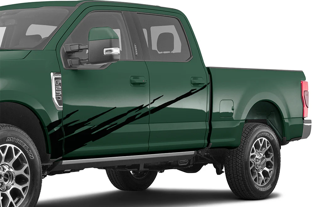 Door Splash Side Graphics Vinyl Decals Compatible with Ford F250