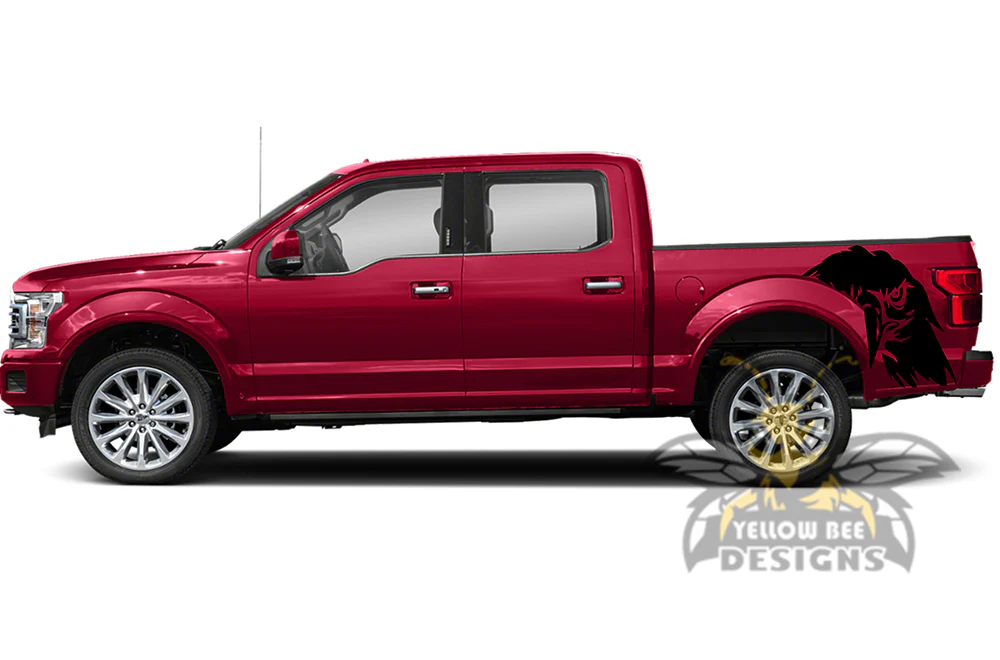 Eagle Bed Vinyl Decals Compatible with Ford F150 Super Crew Cab 5.5'' - Image 2