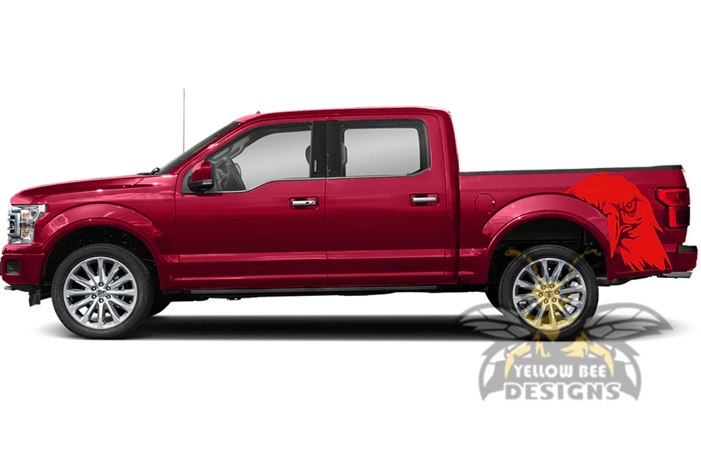 Eagle Bed Vinyl Decals Compatible with Ford F150 Super Crew Cab 5.5'' - Image 3