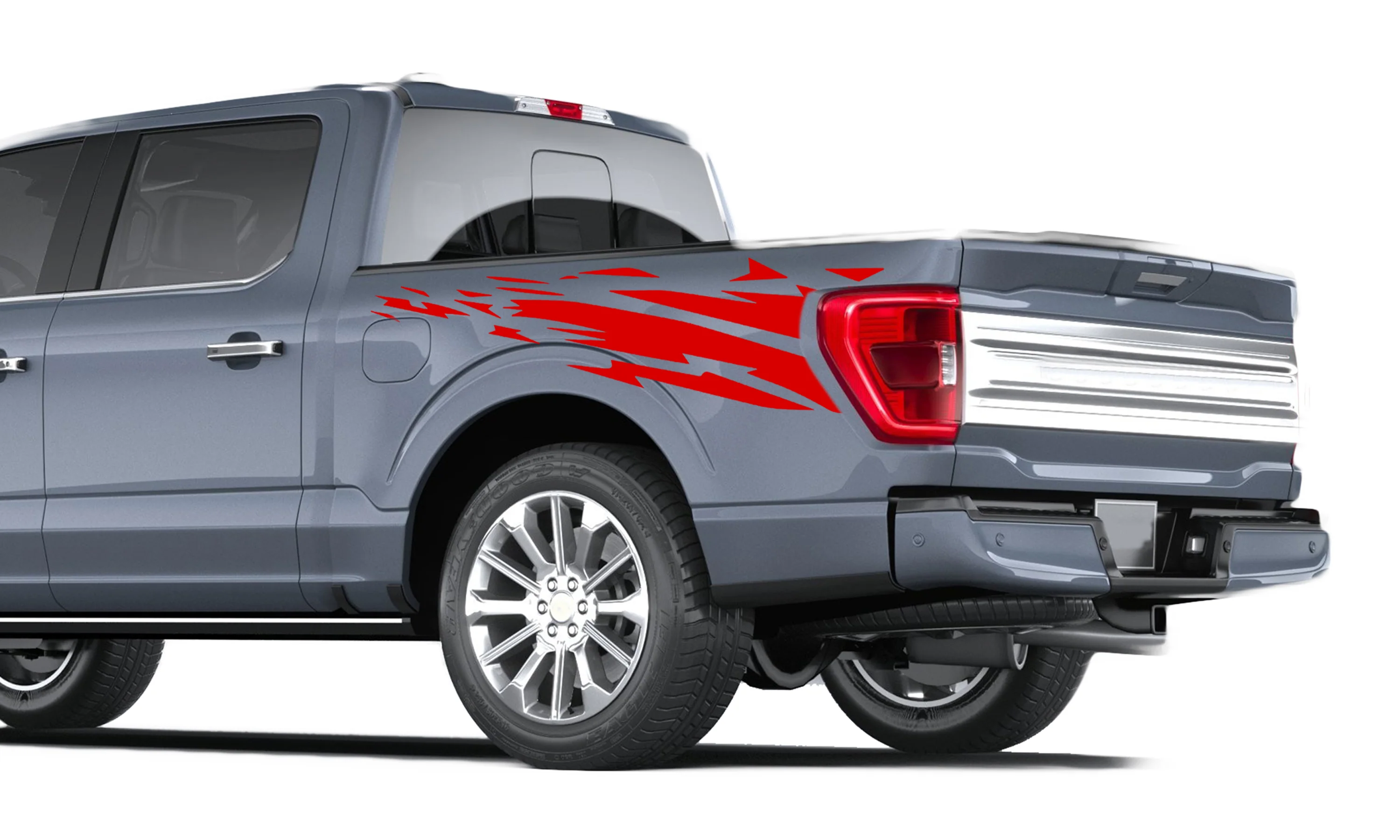 Explosion Bed Graphics Vinyl Decals Compatible with Ford F150 - Image 2