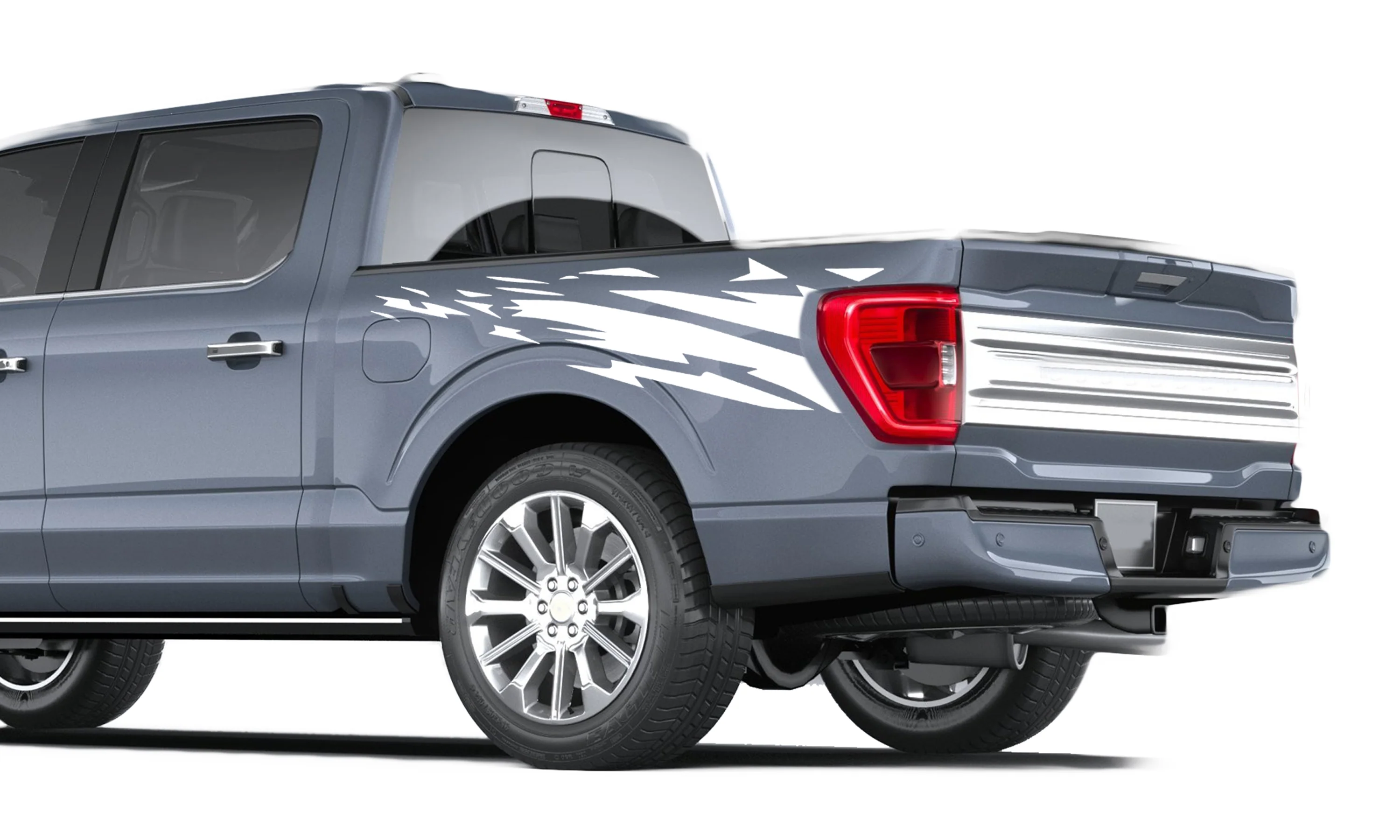 Explosion Bed Graphics Vinyl Decals Compatible with Ford F150 - Image 3