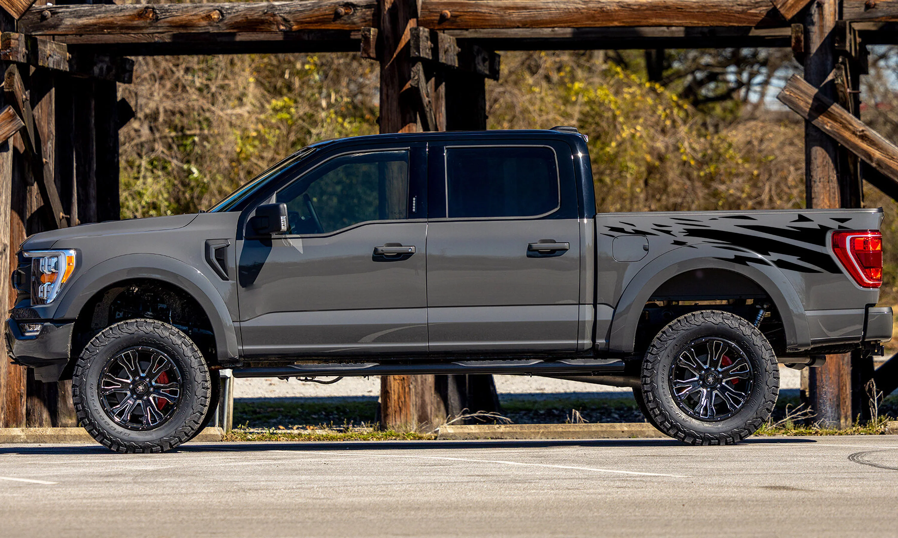 Explosion Bed Graphics Vinyl Decals Compatible with Ford F150 - Image 4