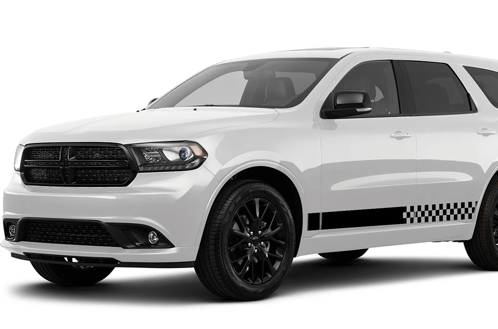 Finishing Lower Side Stripes Vinyl Decals Compatible With Dodge Durango