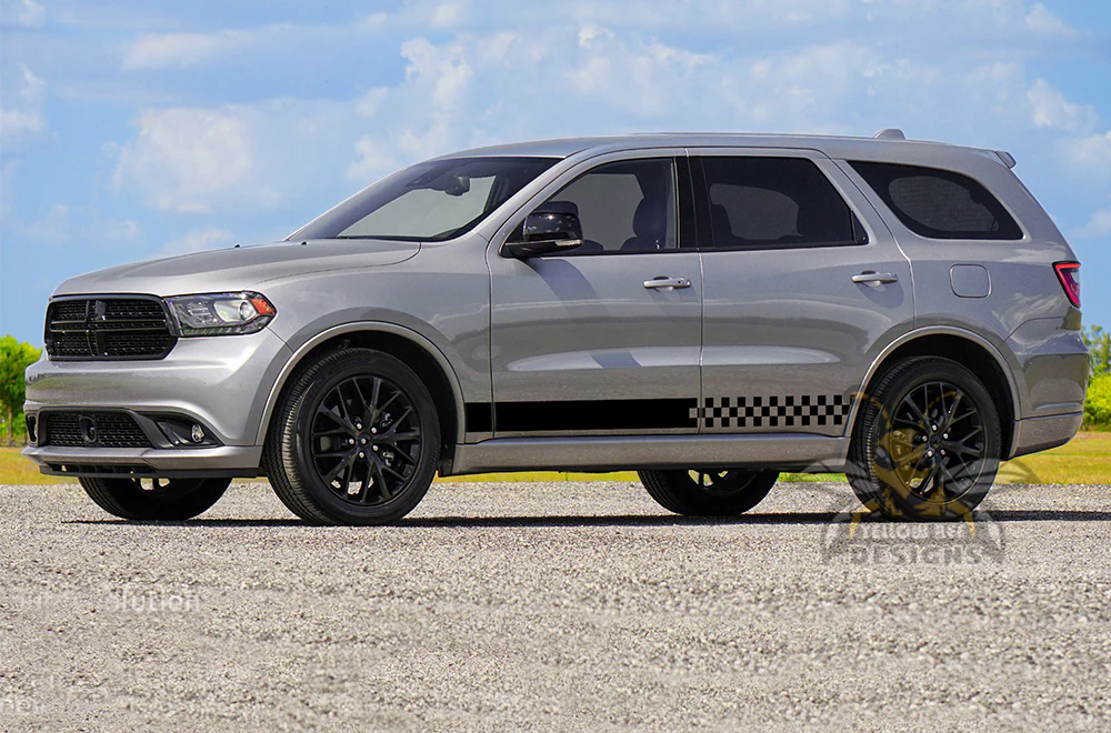 Finishing Lower Side Stripes Vinyl Decals Compatible With Dodge Durango - Image 3