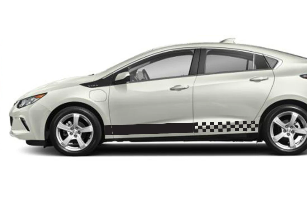 Finishing Volt Stripes Graphics Vinyl Decals Compatible with Chevrolet Volt