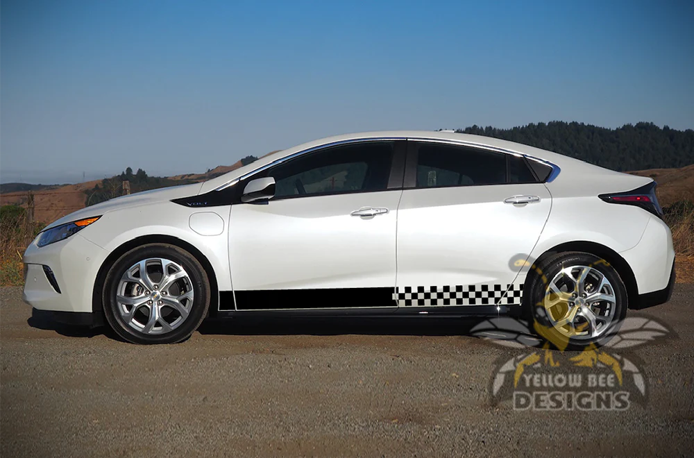 Finishing Volt Stripes Graphics Vinyl Decals Compatible with Chevrolet Volt - Image 2