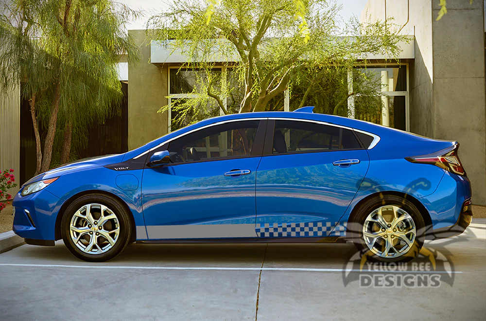 Finishing Volt Stripes Graphics Vinyl Decals Compatible with Chevrolet Volt - Image 3
